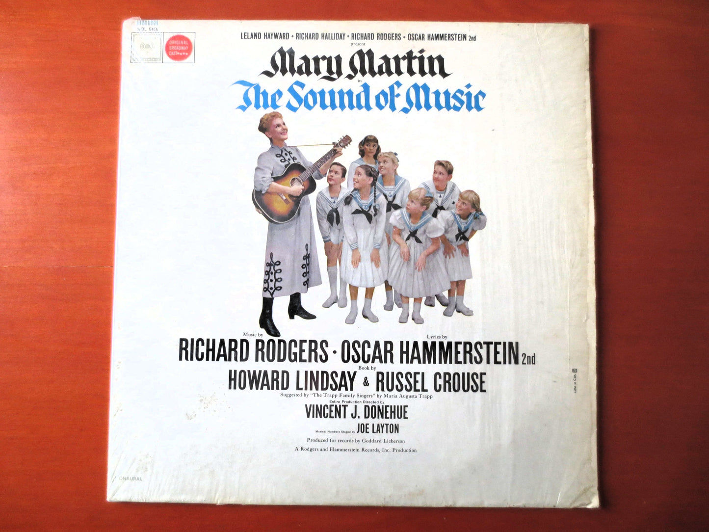 The SOUND of MUSIC, MARY Martin, Soundtrack Album, Sound of Music Album, Mary Martin Vinyl, Childrens Album, 1959 Records