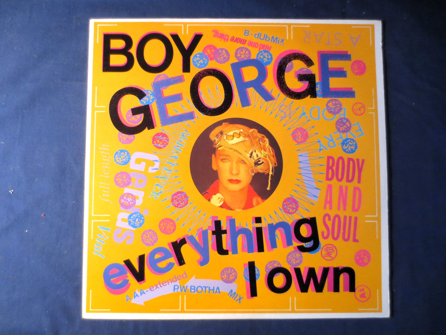 BOY GEORGE, EVERYTHING I Own, Culture Club, Boy George Record, Culture Club Record, Pop Records, Vinyl Albums, 1987 Records