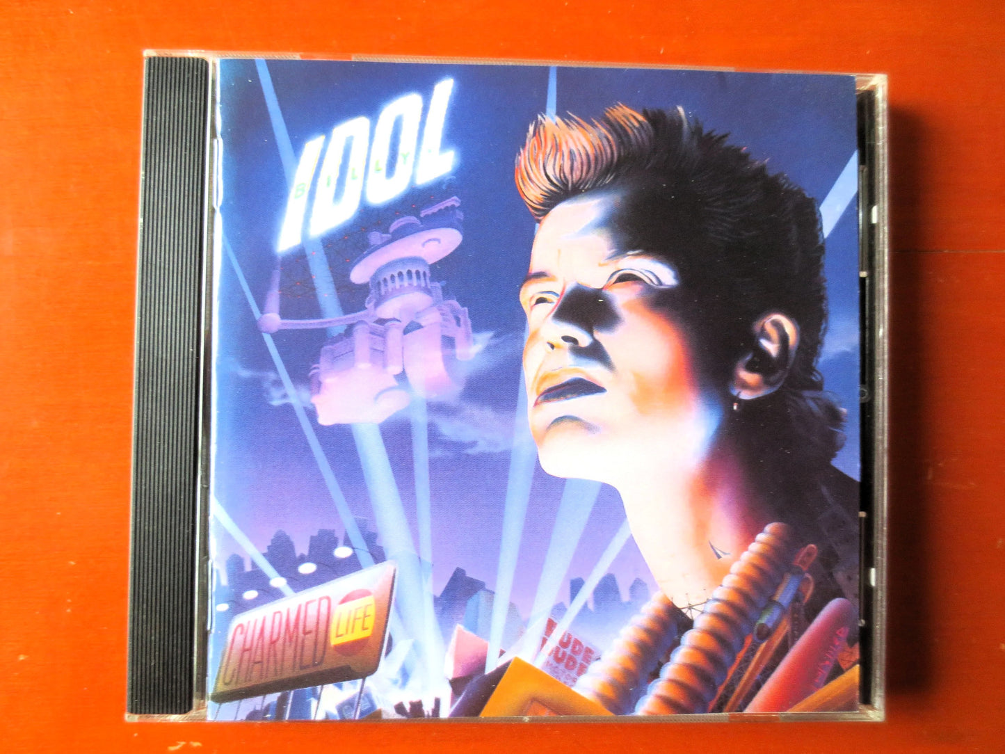 BILLY IDOL, CHARMED Life, Billy Idol Cd, Billy Idol Lp, Music Cd, Rock Music Cd, Pop Cd, Rock, Pop Music Cd, 1990 Compact Disc