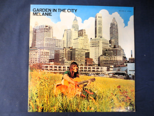 MELANIE, GARDEN in the CITY, Melanie Records, Melanie Album, Melanie Songs, Melanie Hits, Pop Record, Pop Lps, Vintage Record, 1971 Records