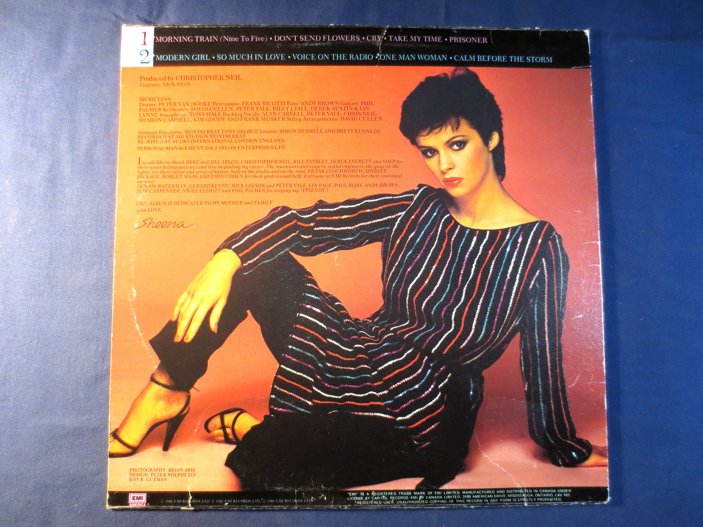 SHEENA EASTON, FIRST Records, Sheena Easton Record, Sheena Easton Album, Sheena Easton Lp, Pop Records, Lps, 1981 Records