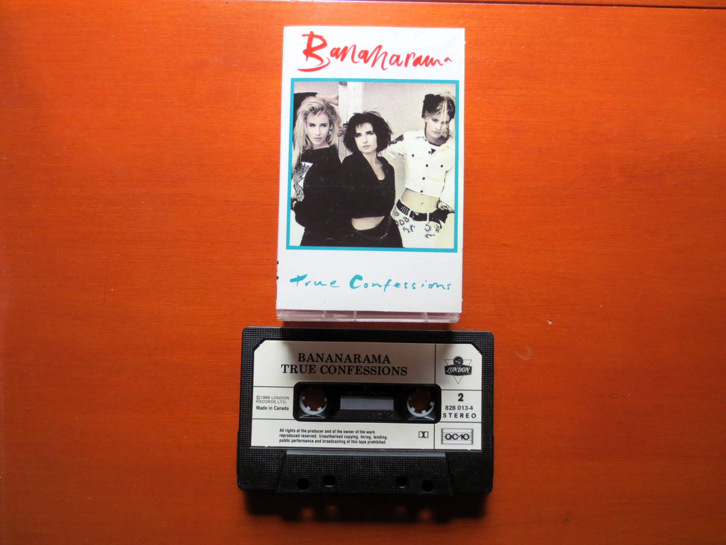 BANANARAMA Tape, TRUE Confessions, BANANARAMA Album, Bananarama Music, Tape Cassette, Vintage Cassette, 1986 Cassette