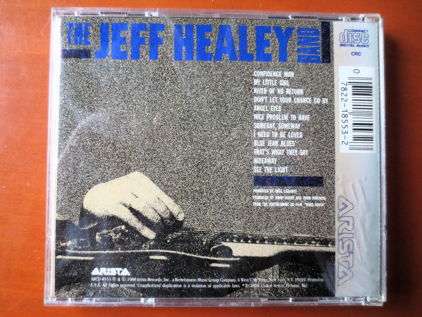 JEFF HEALEY, See the Light, JEFF Healey Music, Jeff Healey Song, Jeff Healey Cd, Rock Cd, Vintage Rock Cd, 1988 Compact Discs