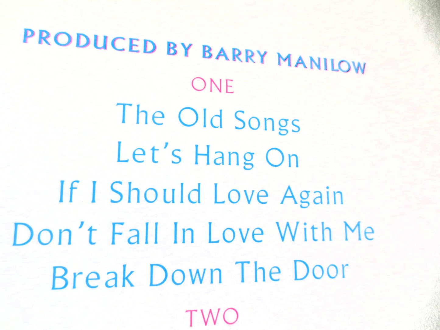BARRY MANILOW, If I Should LOVE Again, Barry Manilow Album, Barry Manilow Vinyl, Barry Manilow Lp, Vinyl, lps, 1981 Records