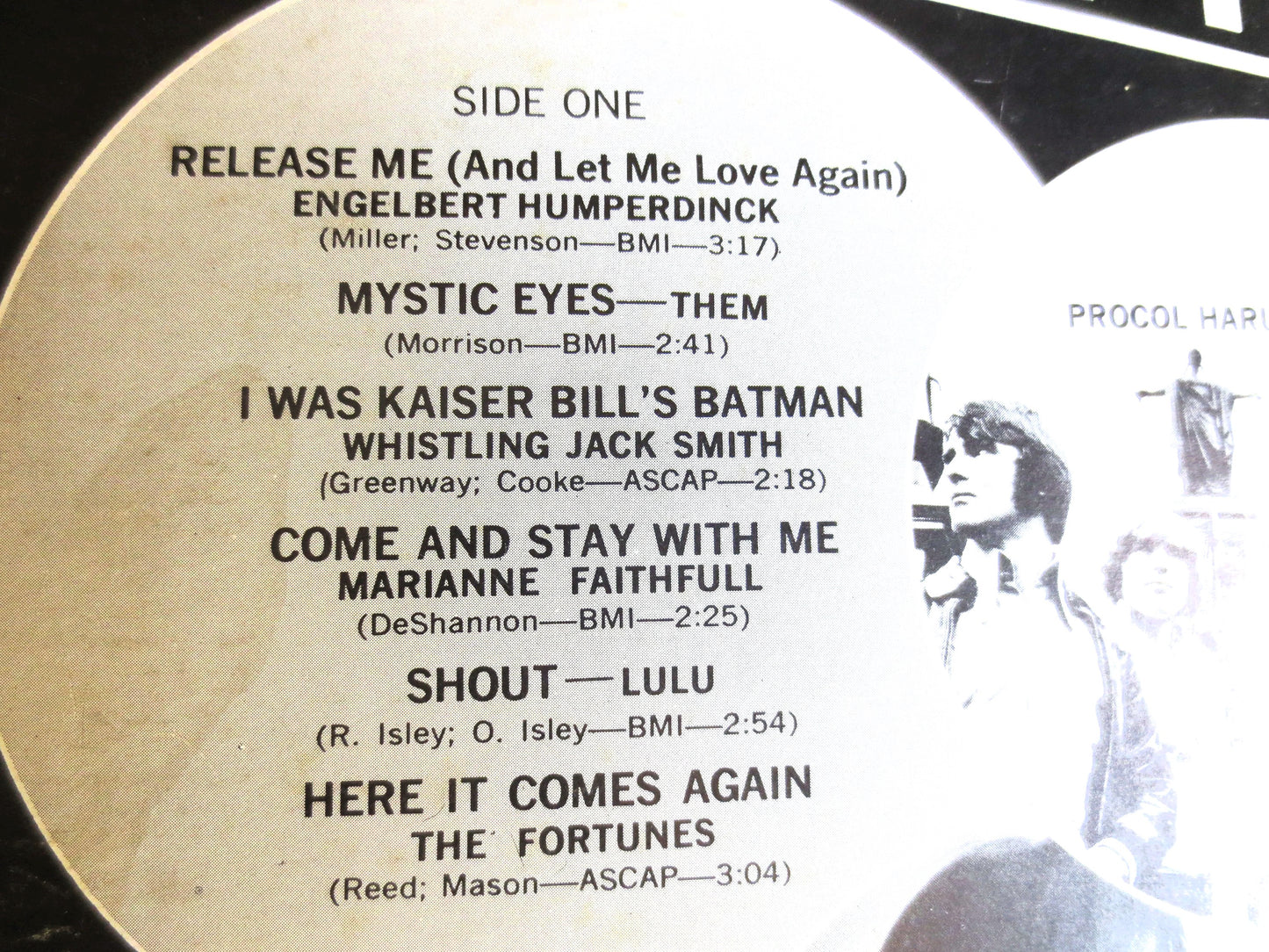 GREATEST HITS from ENGLAND, The Zombies Records, Procol Harum Album, Lulu Records, Marianne Faithful Lp, Cat Stevens Album, Lp, 1967 Records