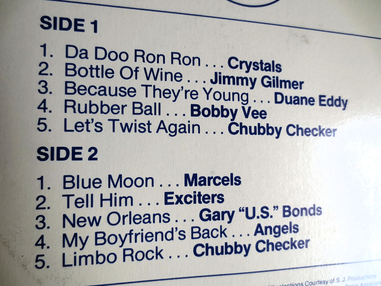 All AMERICAN POP, ORIGINAL Hits, Impact Records, Marcels Record, Crystals Record, Angels Lp, Jimmy Gilmer Lp, Duane Eddy Lp, 1980 Records