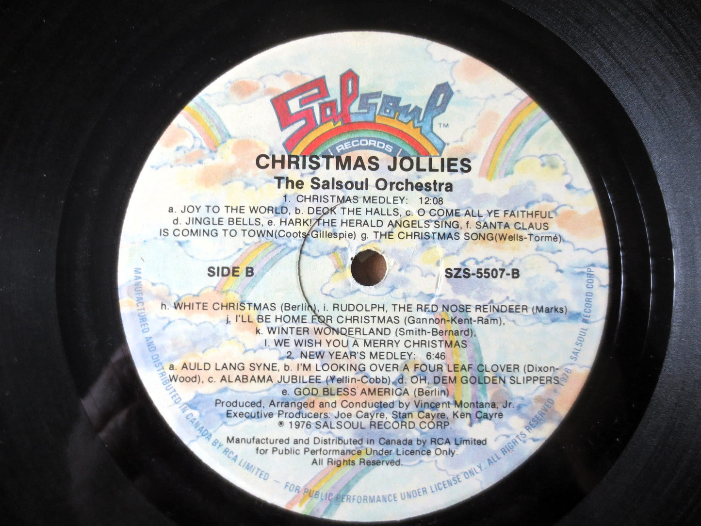 The SALSOUL ORCHESTRA, CHRISTMAS Jollies, 1976 Record, Christmas Music