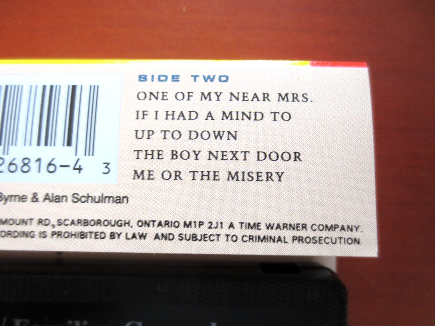 MICHAEL WHITE, FAMILIAR Ground, 1992 Cassette Tape, Vintage Cassette
