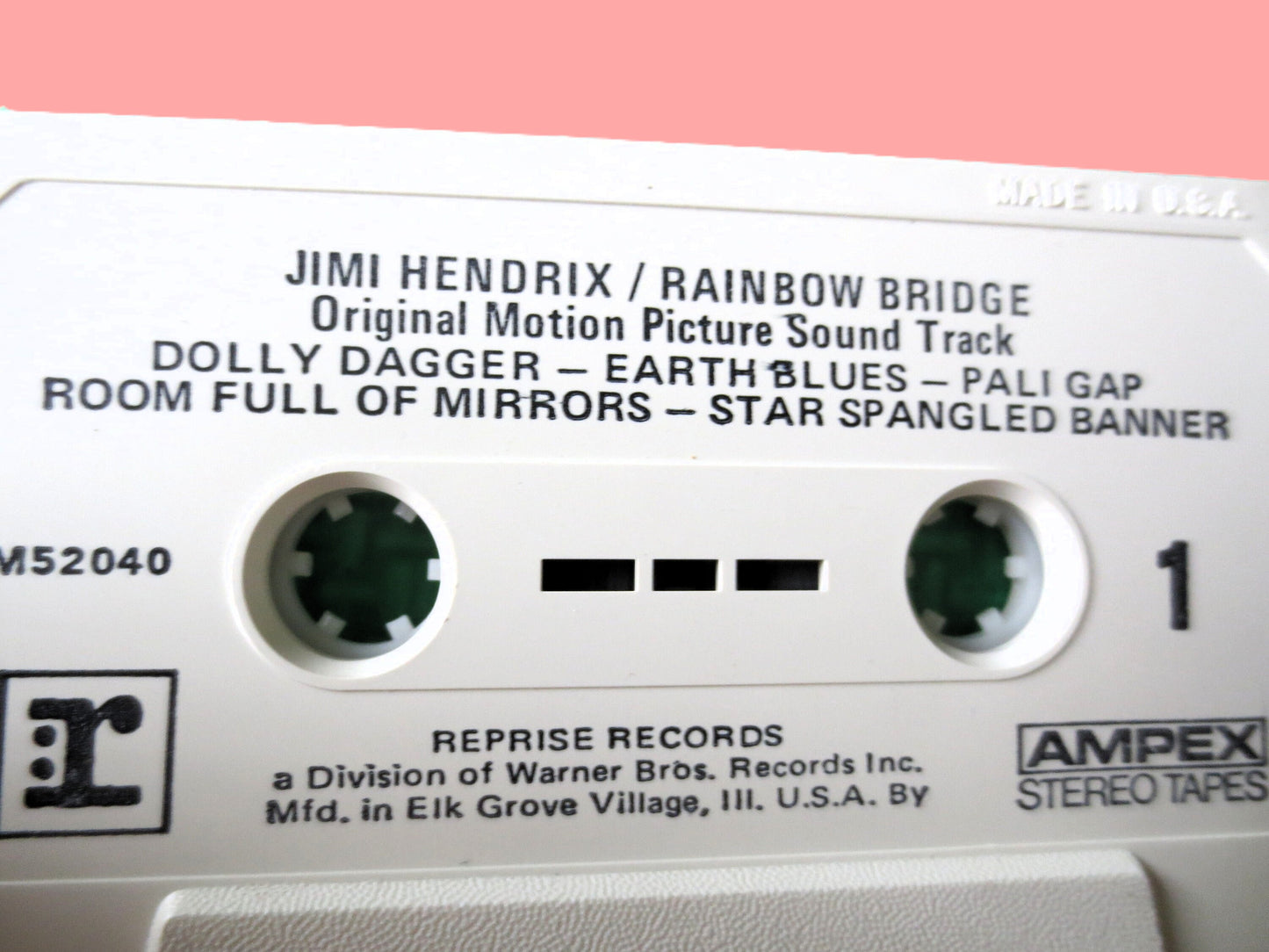 JIMI HENDRIX, RAINBOW Bridge, Jimi Hendrix Tapes, Tape Cassette, Jimi Hendrix Album, Soundtrack Tapes, Tapes, 1971 Cassette