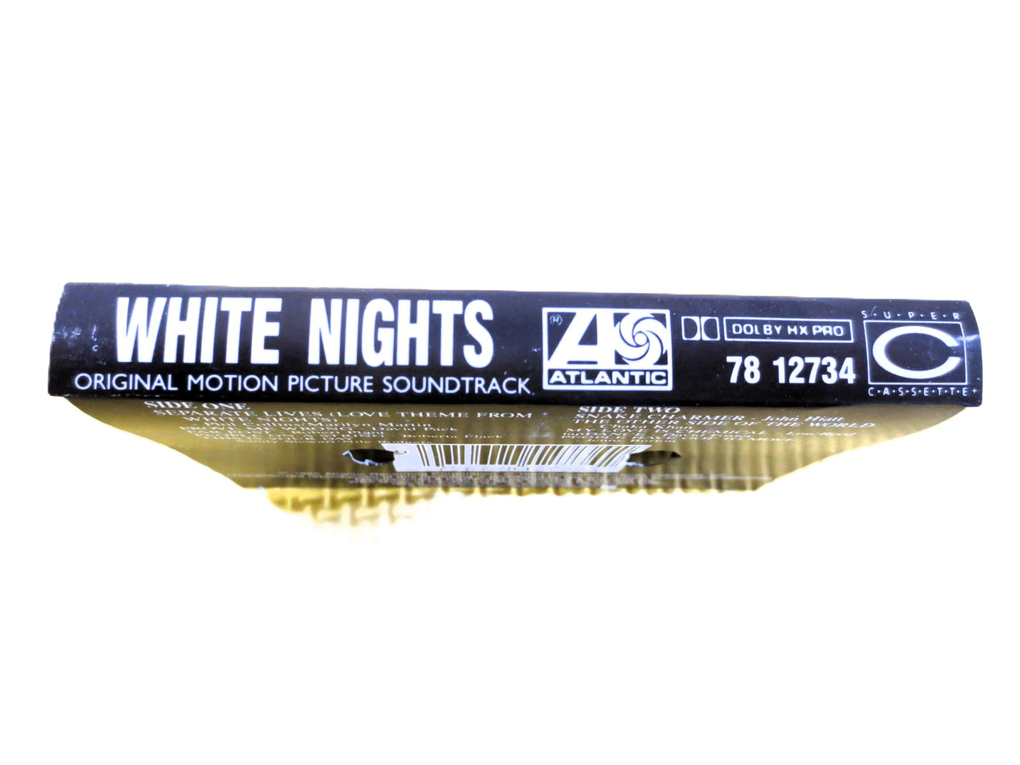 WHITE KNIGHTS, SOUNDTRACK Tape, White Knights Tape, White Knights Music, White Knights Songs, Tape Cassette, Cassette Tapes, 1985 Cassette