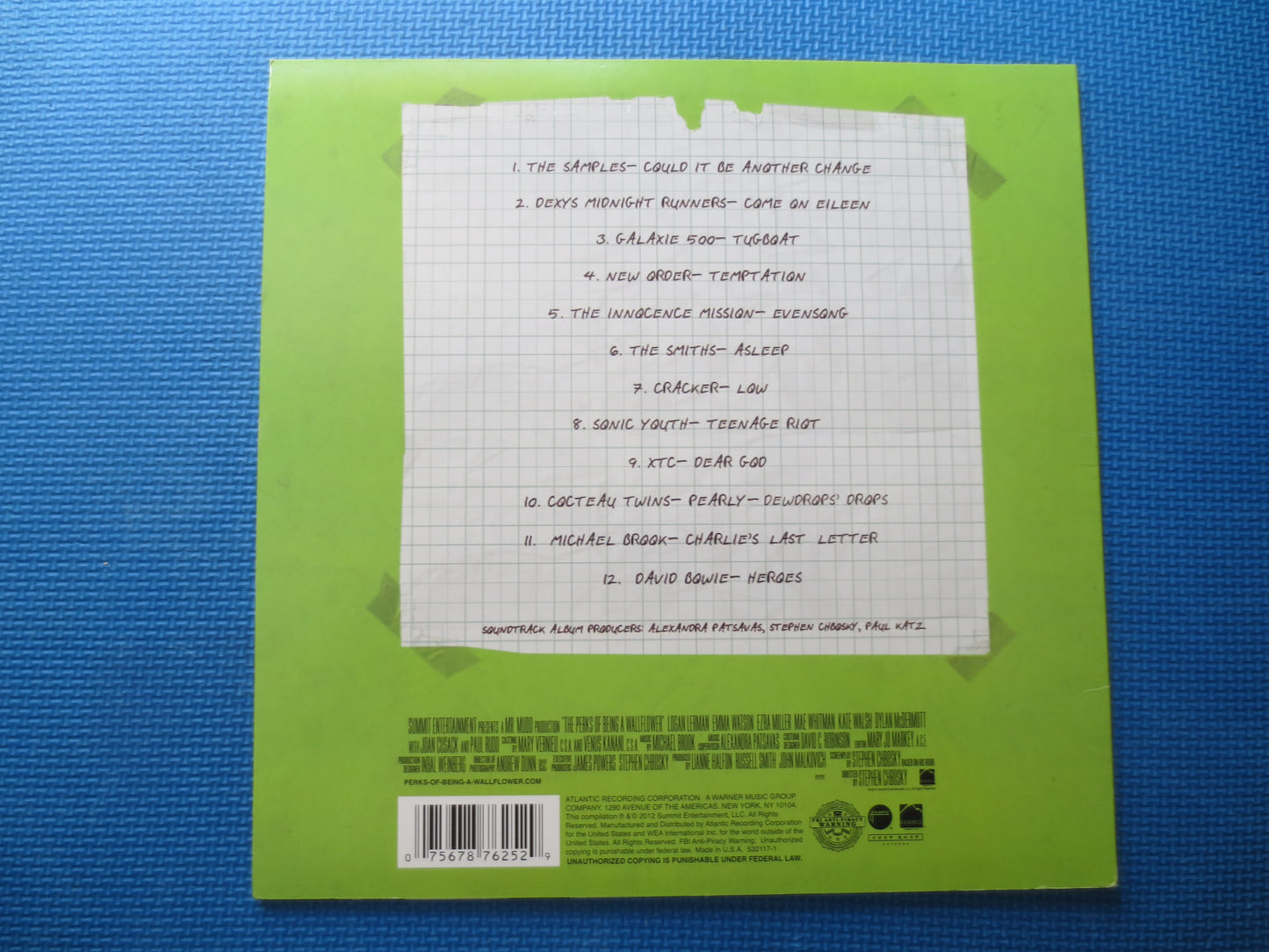 The PERKS Of Being A WALLFLOWER, SOUNDTRACK Record, Soundtrack Album, Rock Record, Soundtrack Lp, Vintage Vinyl, Vintage Record, 1976 Record