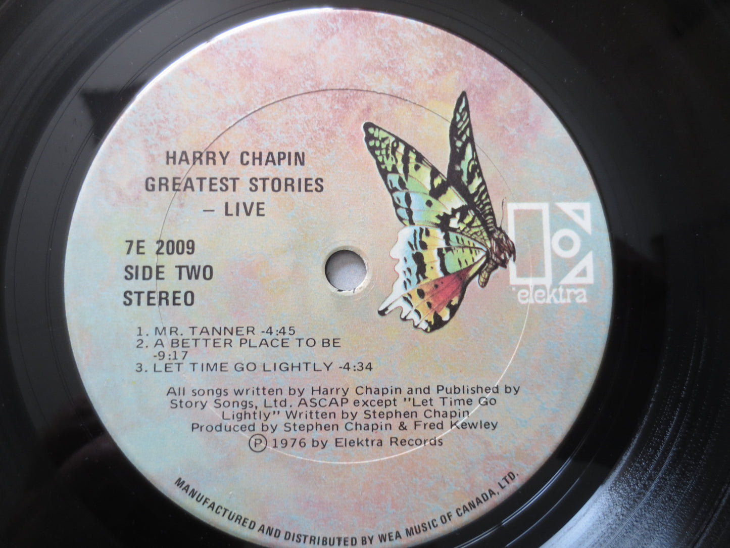 HARRY CHAPIN, Greatest Stories, LIVE, Harry Chapin Record, Harry Chapin Vinyl, Vintage Vinyl, Records, Vinyl, 1976 Records