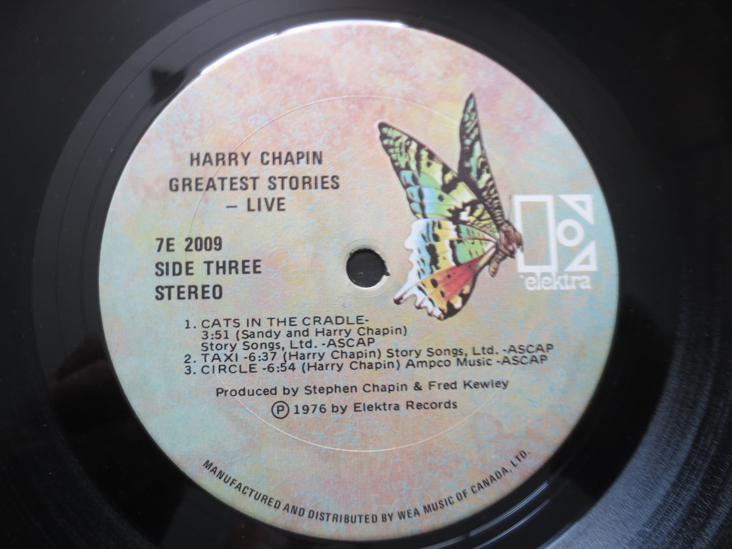 HARRY CHAPIN, Greatest Stories, LIVE, Harry Chapin Record, Harry Chapin Vinyl, Vintage Vinyl, Records, Vinyl, 1976 Records