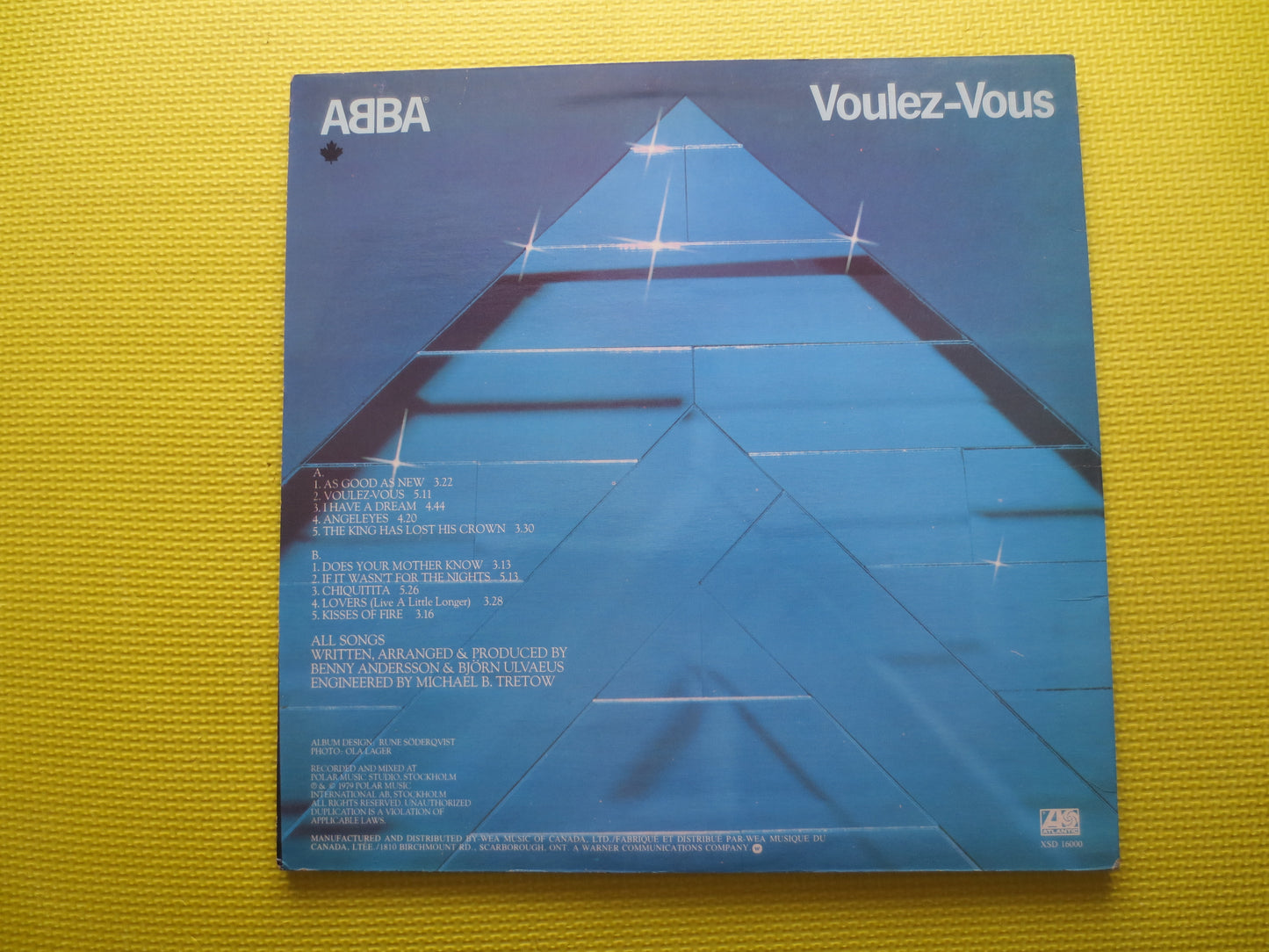 ABBA Album, Abba VOULEZ-VOUS, Abba Vinyl, Vintage Vinyl, Abba Record, Abba Lp, Vinyl Lp, Vintage Abba, Vinyl, 1979 Records