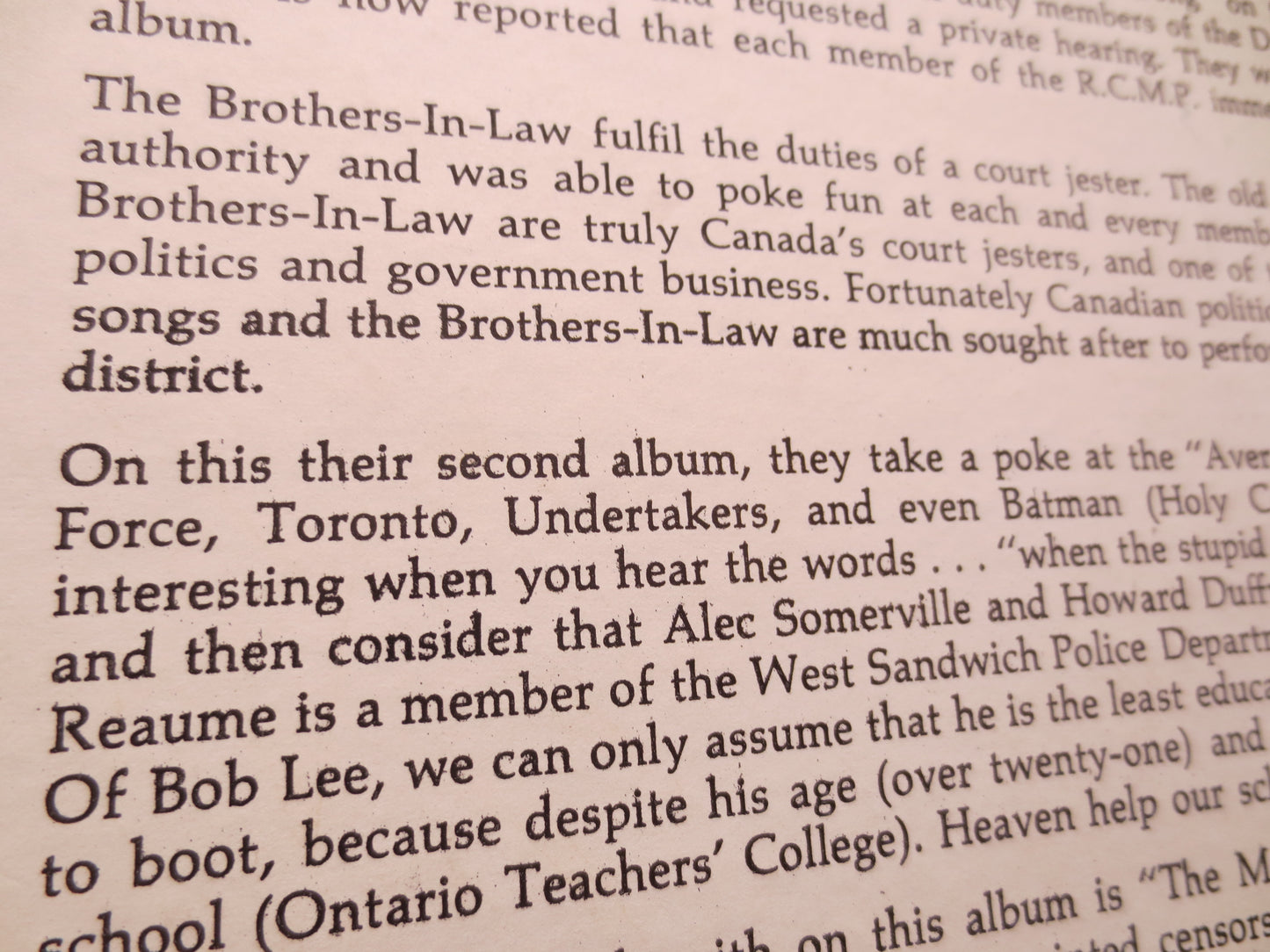 BROTHERS-in-LAW, COMEDY Album, Brothers-in-Law Lp, Folk Comedy Album, Comedy Record, Canadian Comedy Lp, Vintage Record, Comedy, 1966 Record