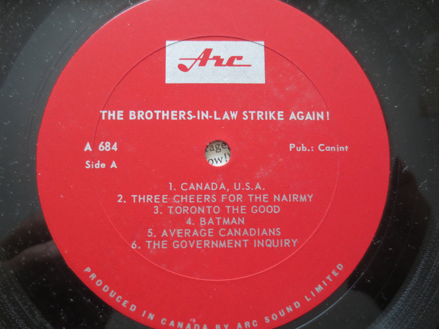 BROTHERS-in-LAW, COMEDY Album, Brothers-in-Law Lp, Folk Comedy Album, Comedy Record, Canadian Comedy Lp, Vintage Record, Comedy, 1966 Record