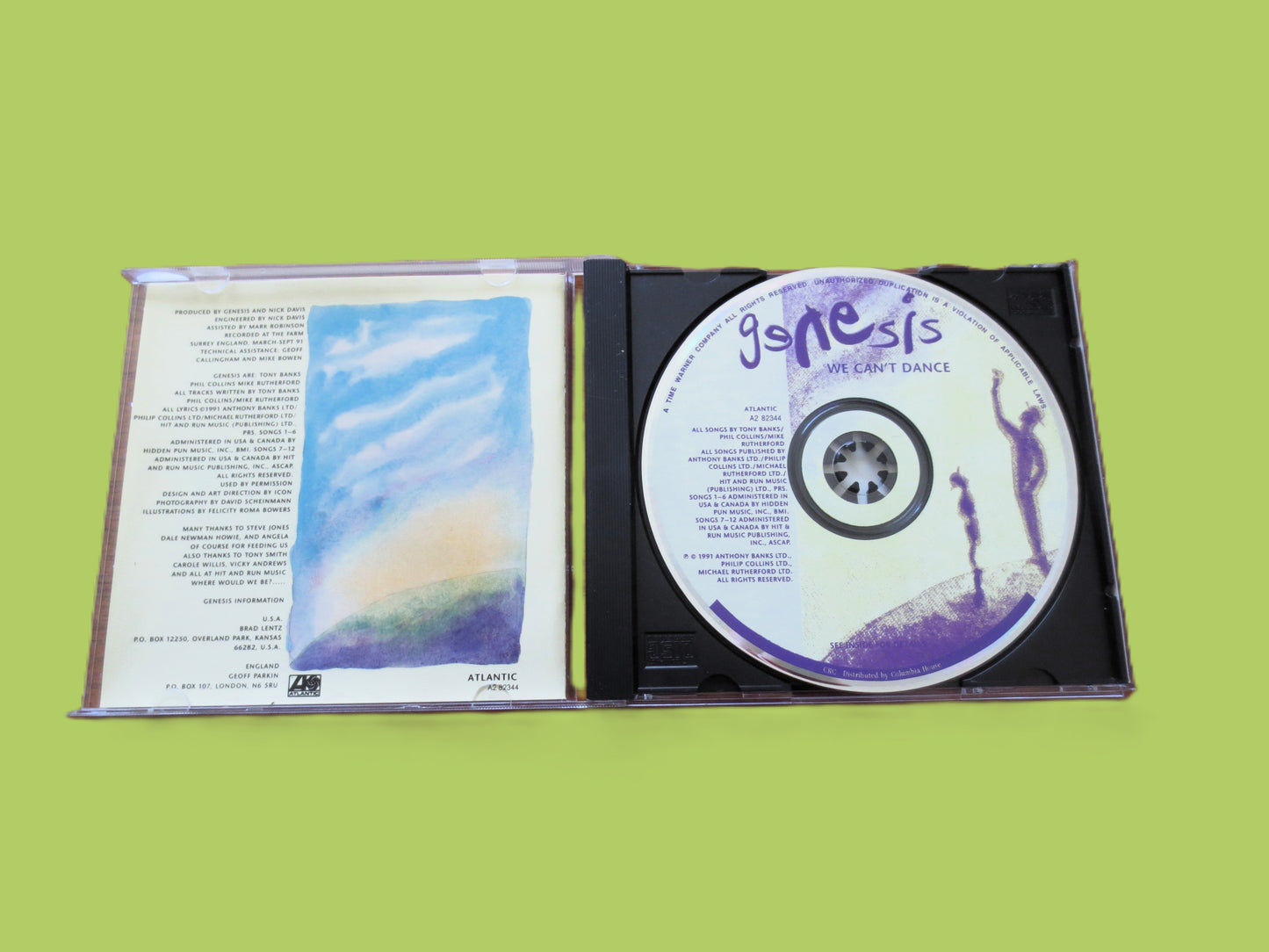GENESIS, We Can't Dance, 1991 Compact Disc, Vintage Cd