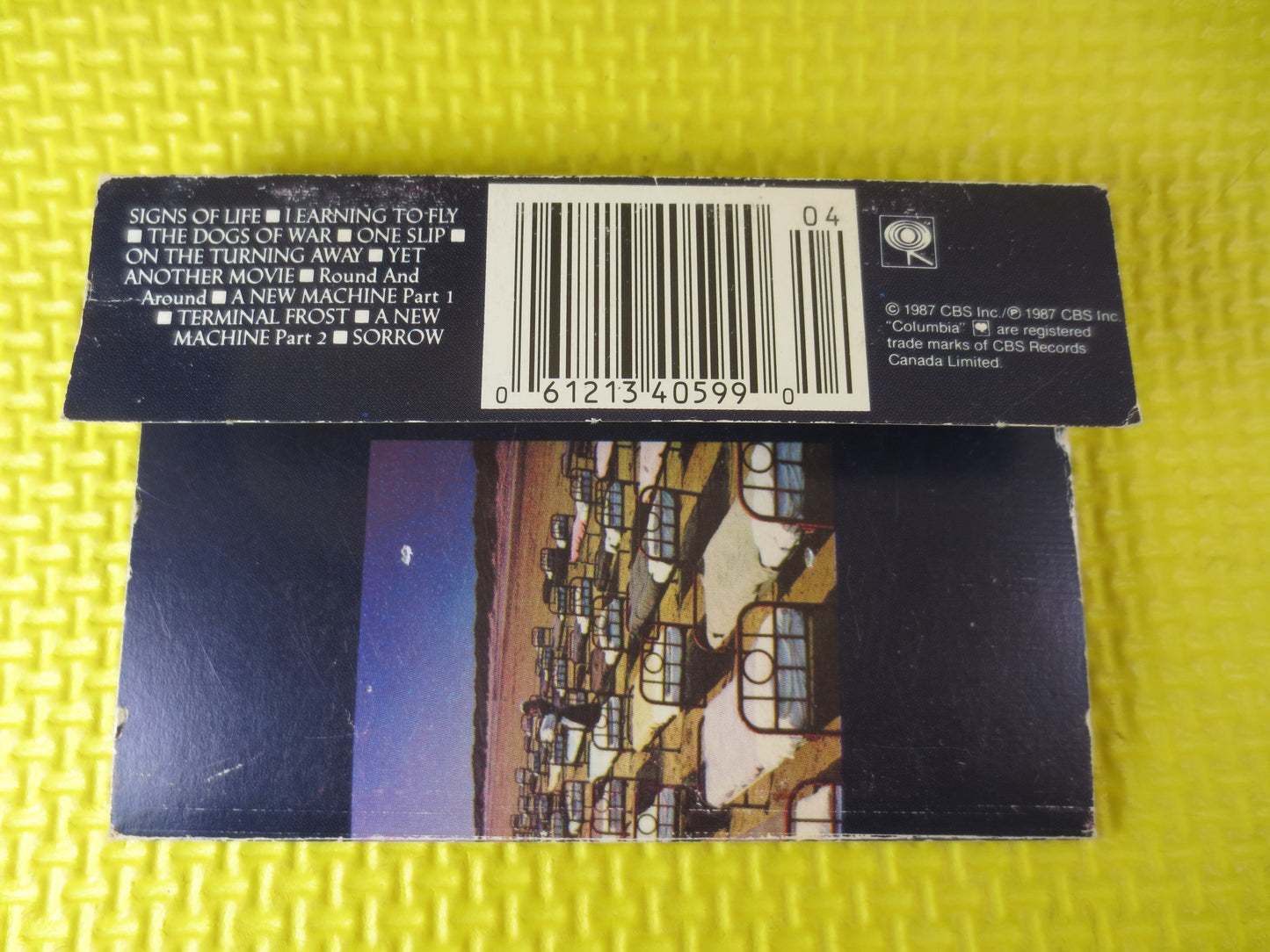 PINK FLOYD, MOMEMTARY Lapse of Reason, Pink Floyd Tape, Pink Floyd Cassette, Tape Cassette, Pink Floyd Album, 1987 Cassette