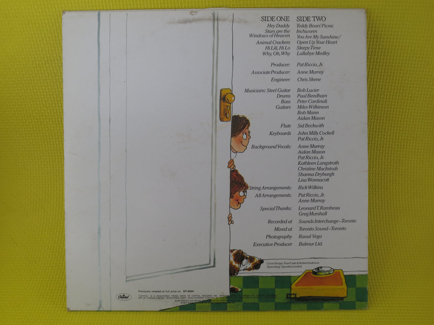 ANNE MURRAY, There's a Hippo in My Tub, Childrens Record, Kids Record, Kids Vinyl, Kids Album, Children's Album, Kids Songs, 1977 Records
