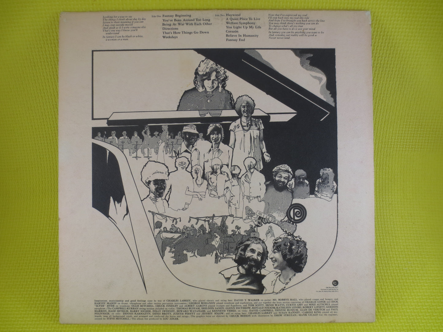 CAROLE KING, FANTASY, Carole King Record, Carole King Album, Carole King Lp, Vinyl Record, Vinyl Album, Vinyl, Vintage Records, 1973 Records