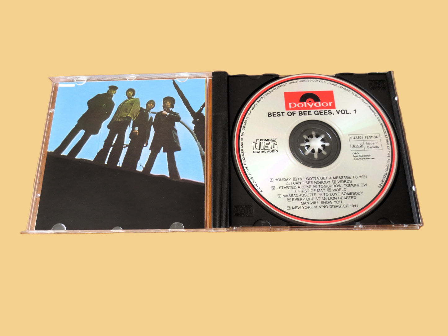 The BEE GEES, Best of, Volume One, 1985 Compact Disc, Vintage Cd