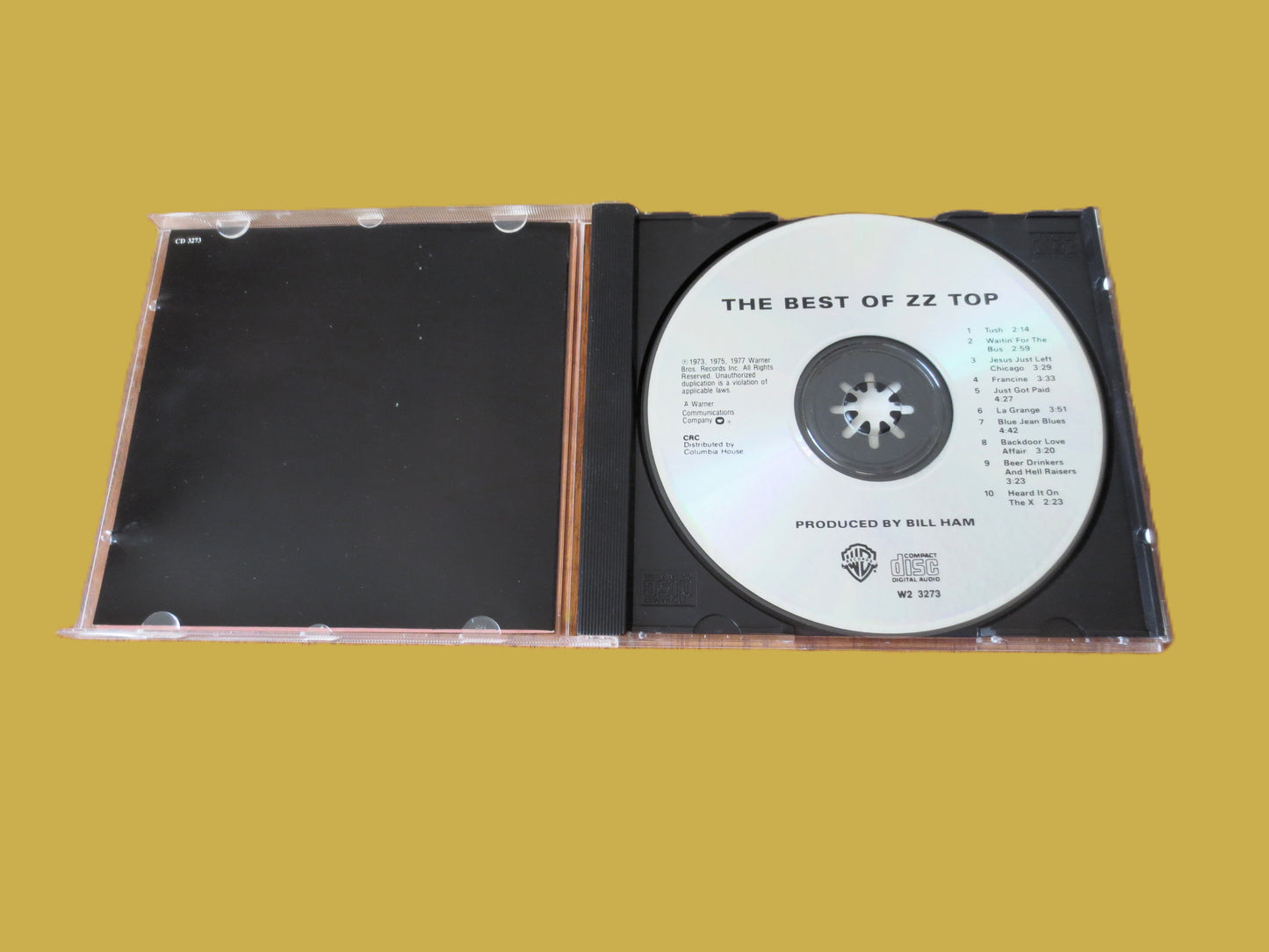 ZZ Top Greatest Hits CD, 1985 Compact Disc, Legendary Texas Tales