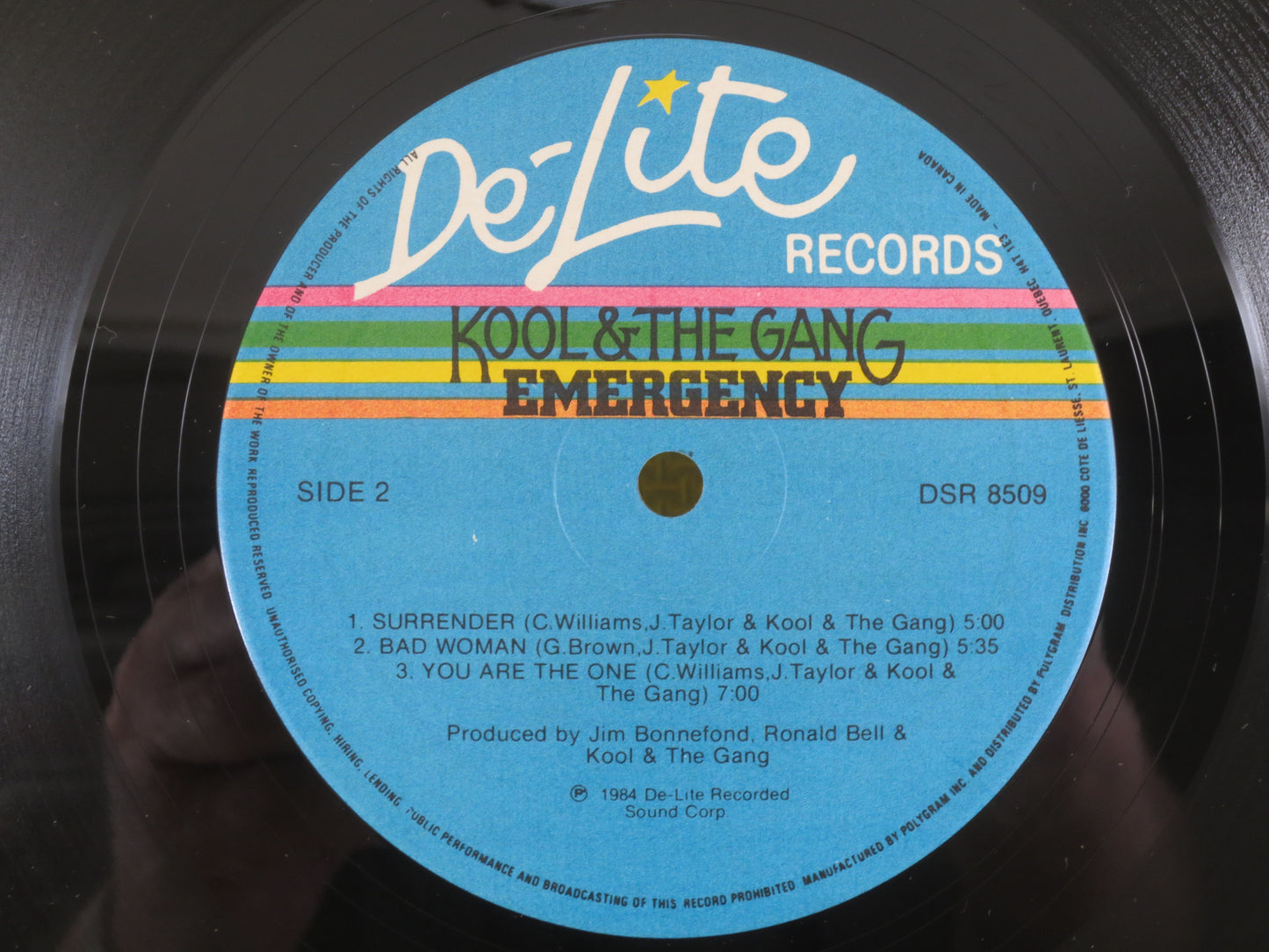 KOOL and the GANG, EMERGENCY, Disco Album, Funk Albums, Disco Record, Disco Lp, Soul Record, Funk Record, Lps, Vintage Records, 1984 Records