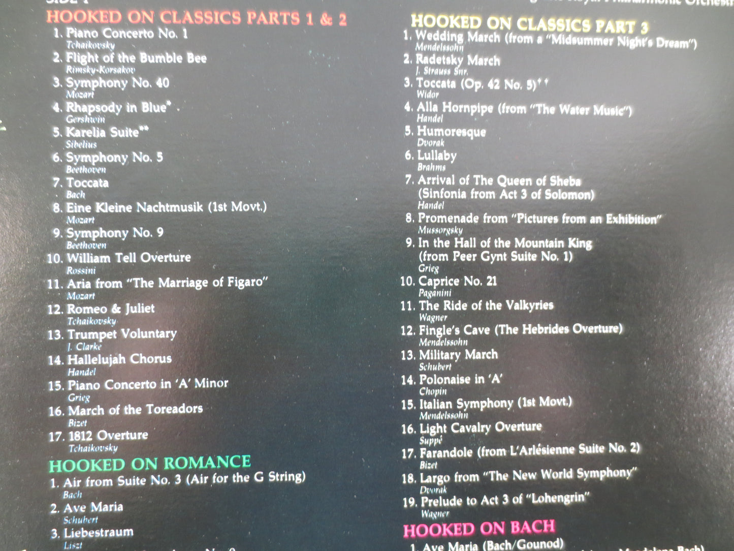 HOOKED ON CLASSICS, Pop Album, Classical Pop, Vintage Vinyl, Vintage Album, Classical Album, Classical Vinyl, 1981 Records