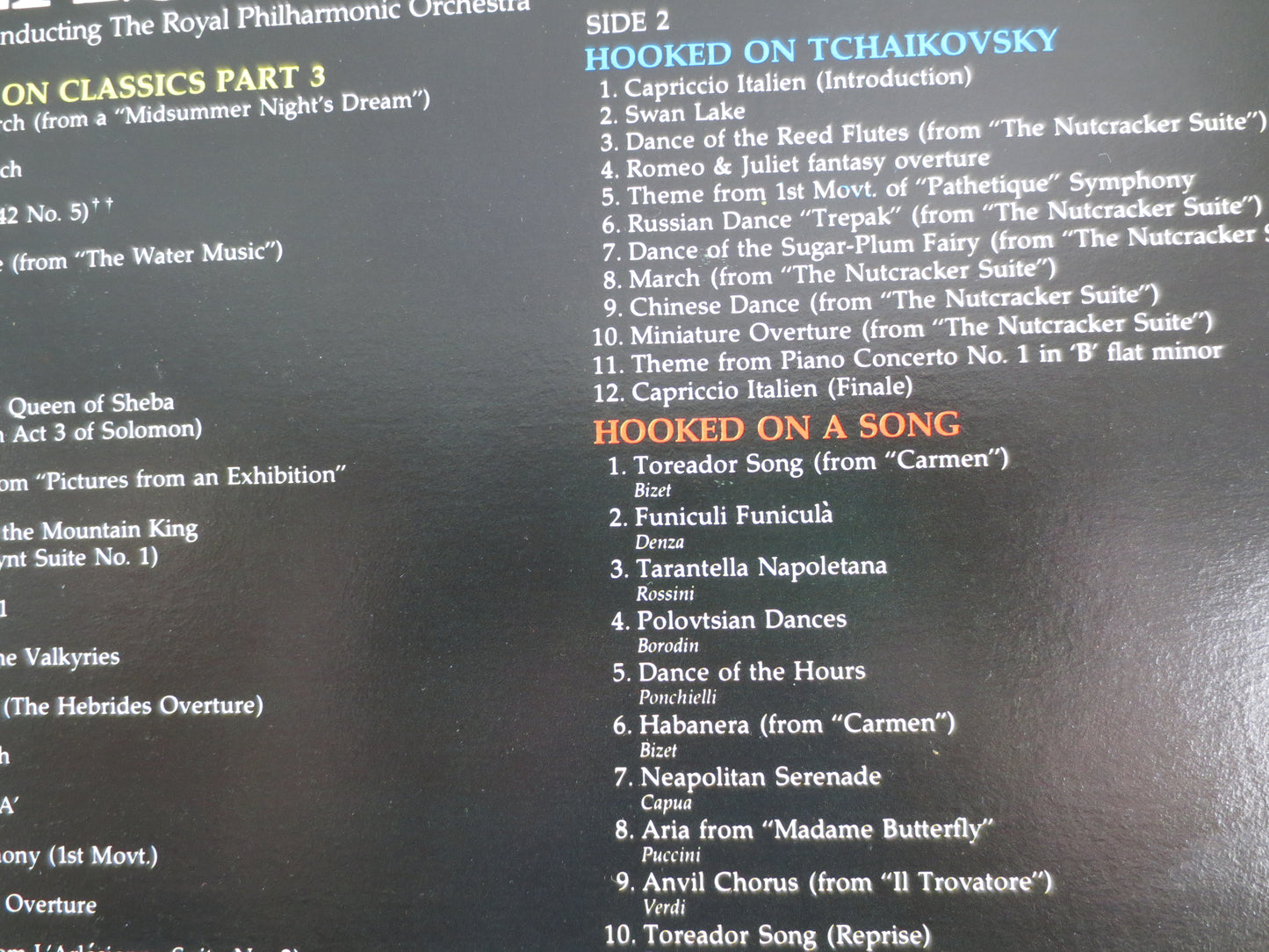 HOOKED ON CLASSICS, Pop Album, Classical Pop, Vintage Vinyl, Vintage Album, Classical Album, Classical Vinyl, 1981 Records
