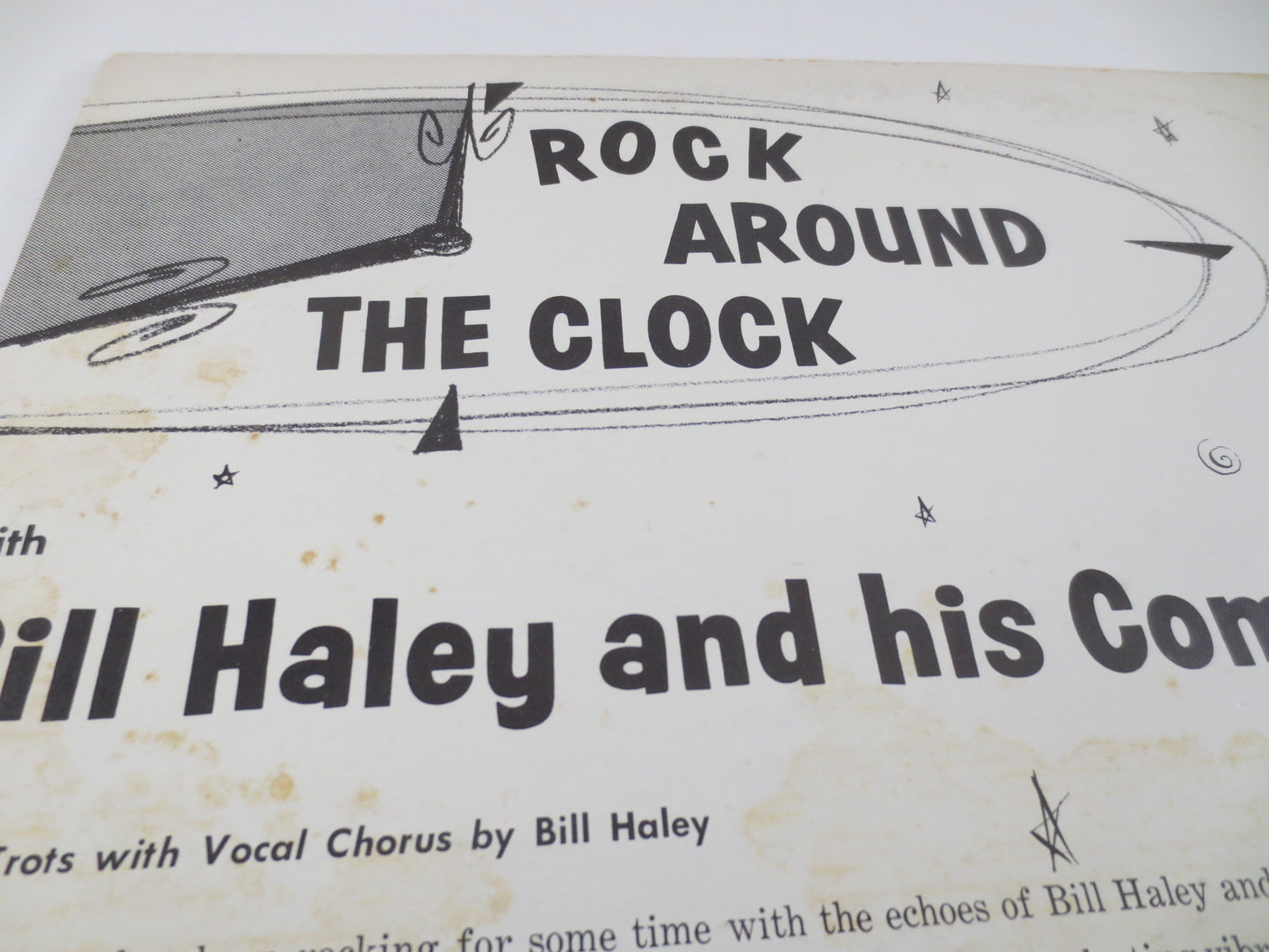 BILL HALEY, and the COMETS, Rock and Roll, Vintage Vinyl, Bill Haley Record, Bill Haley Lp, Lps, Vinyl Albums, Vintage Records, 1955 Records