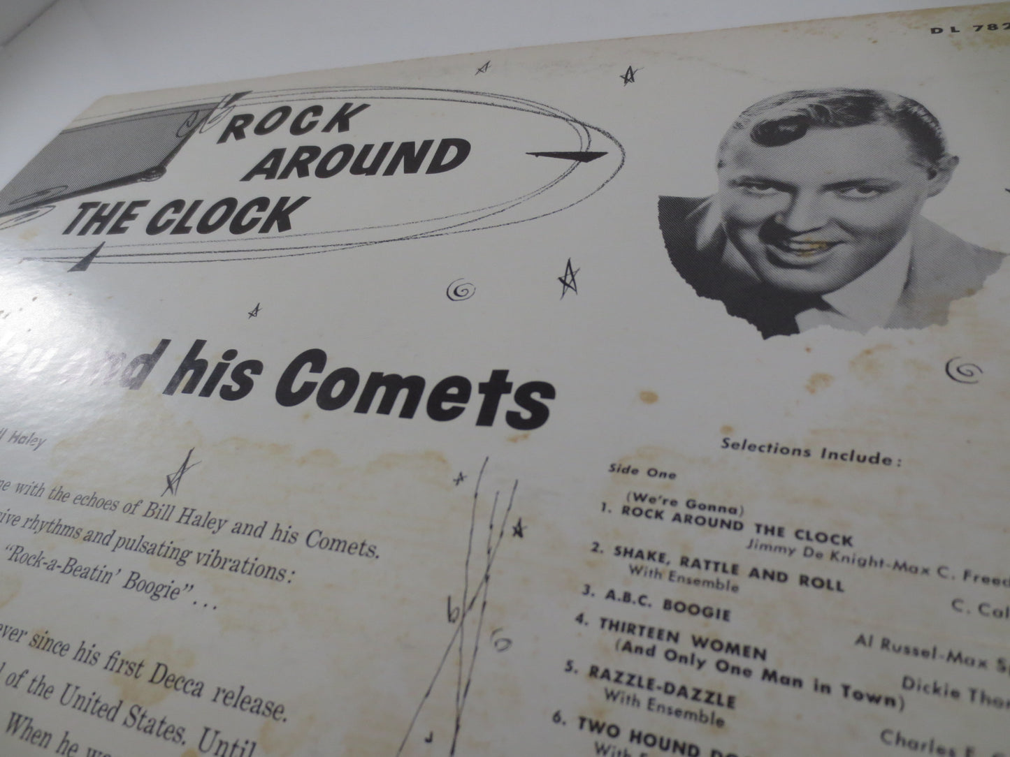 BILL HALEY, and the COMETS, Rock and Roll, Vintage Vinyl, Bill Haley Record, Bill Haley Lp, Lps, Vinyl Albums, Vintage Records, 1955 Records