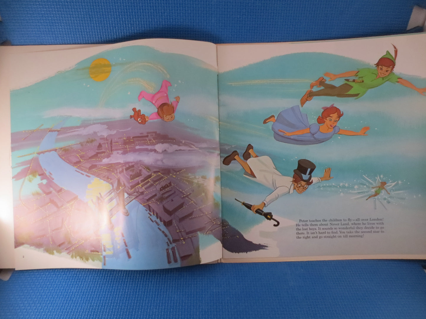 PETER PAN, DISNEY, Disneyland Records, Disney Records, Childrens Records, Disney Album, Disneyland, Vinyl Lp, Vintage Records, 1969 Records