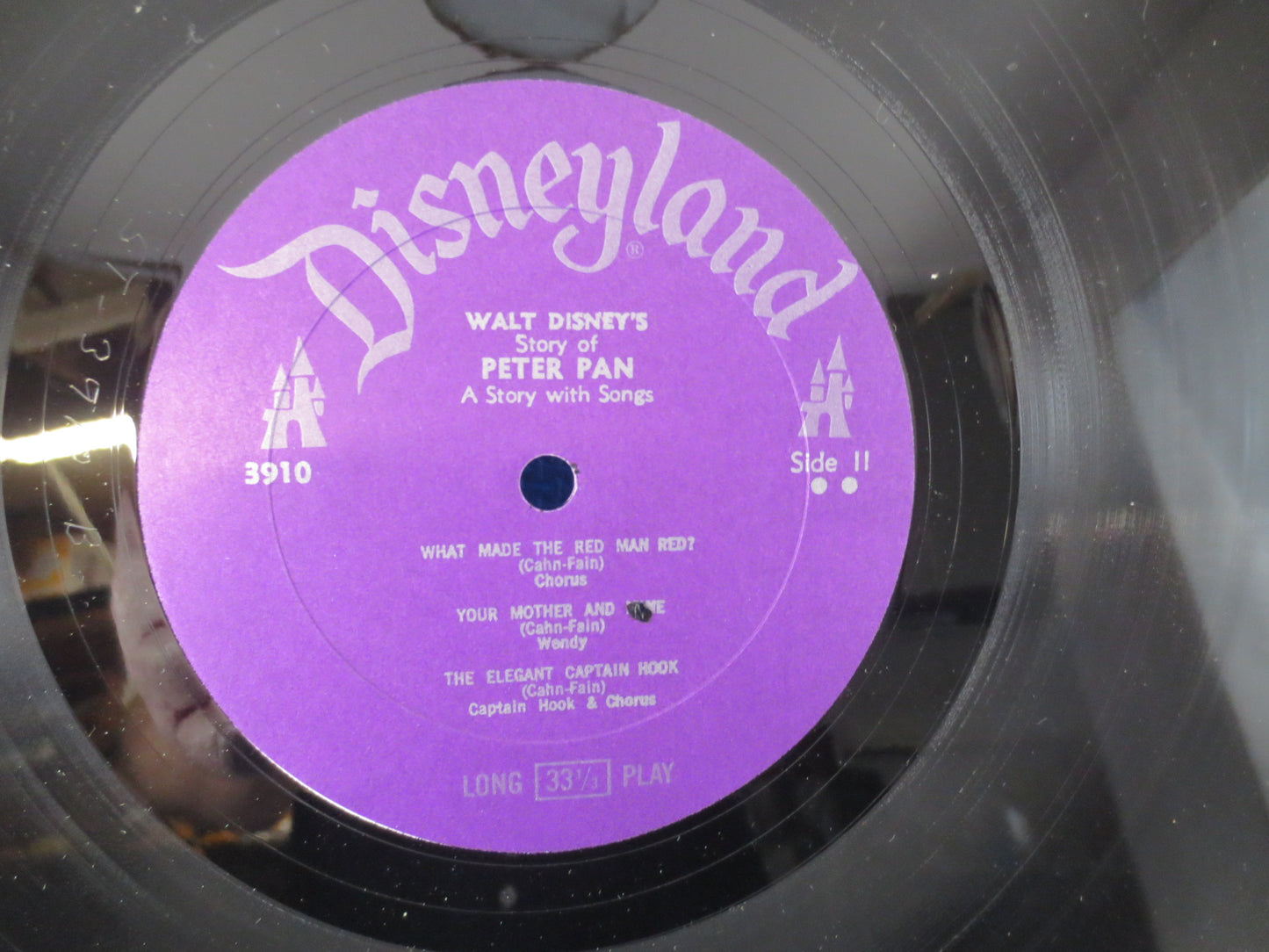 PETER PAN, DISNEY, Disneyland Records, Disney Records, Childrens Records, Disney Album, Disneyland, Vinyl Lp, Vintage Records, 1969 Records