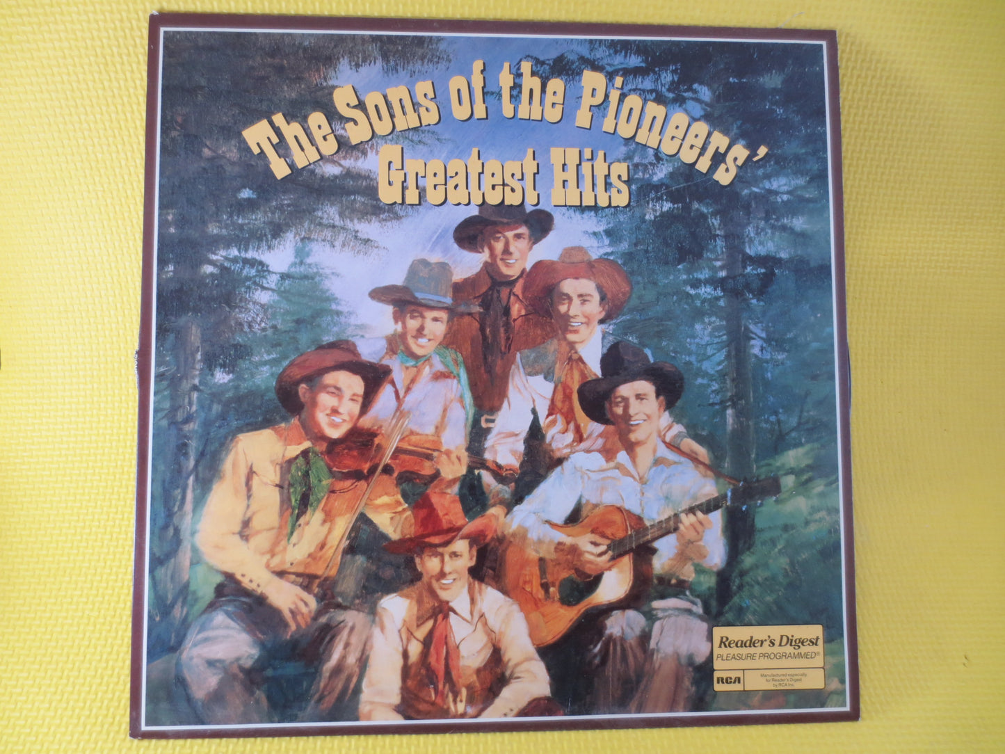 The SONS of the PIONEERS, GREATEST Hits, Cowboy Vinyl, Cowboy Albums, Country Vinyl, Country Album, Cowboy Lp, Vintage Records, 1988 Records