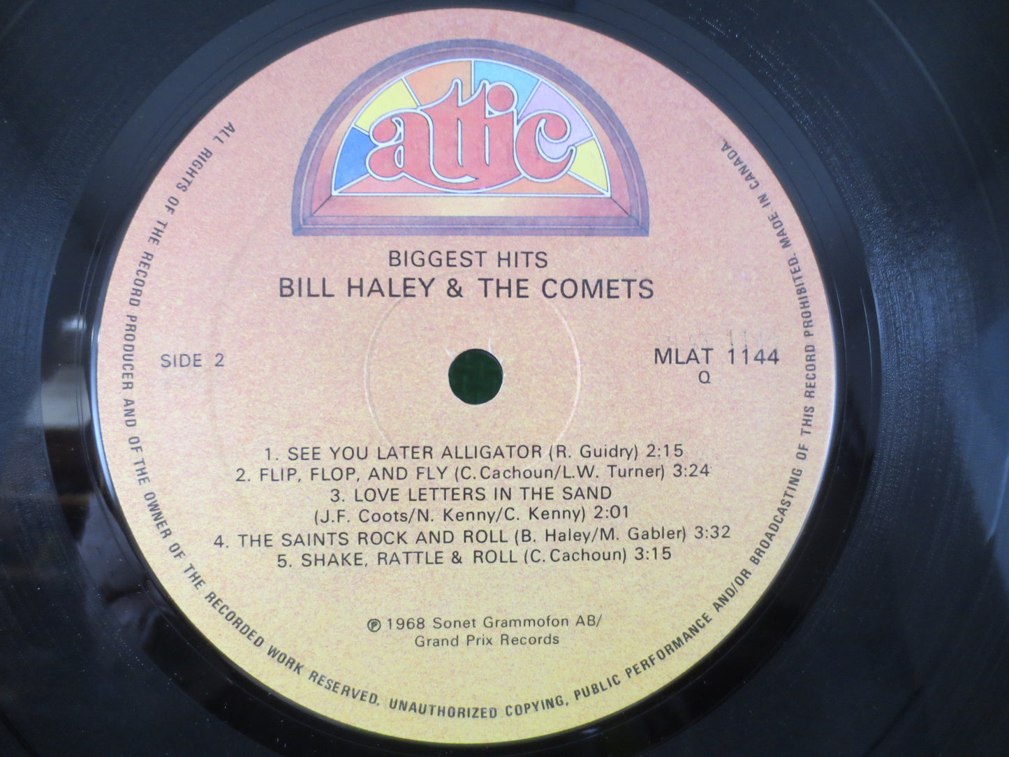 BILL HALEY, and the COMETS, Rock and Roll, Vintage Vinyl, Bill Haley Record, Bill Haley Lp, Lps, Vinyl Albums, Vintage Records, 1982 Records