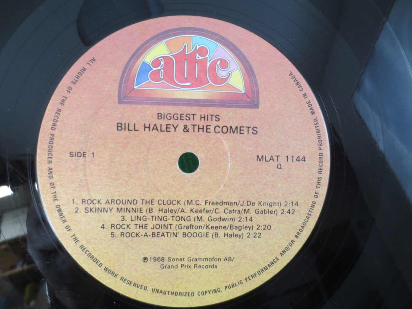 BILL HALEY, and the COMETS, Rock and Roll, Vintage Vinyl, Bill Haley Record, Bill Haley Lp, Lps, Vinyl Albums, Vintage Records, 1982 Records