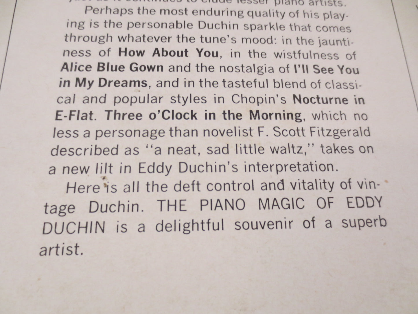 EDDY DUCHIN, Piano MAGIC, Eddy Duchin Records, Eddy Duchin Albums, Eddy Duchin Lp, Piano Album, Piano Record, Vintage Records, 1967 Records