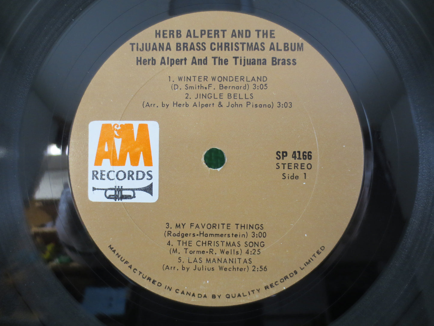HERB ALPERT Record, CHRISTMAS Album, Herb Alpert Album, Herb Alpert Vinyl, Herb Alpert Lp, Christmas Record, Vintage Records, 1968 Records