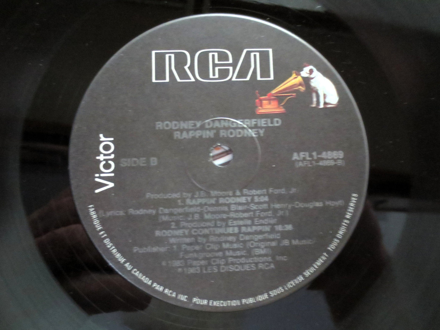RODNEY DANGERFIELD, Rappin' Rodney, Comedy Album, 1983 Record, Vinyl Lp