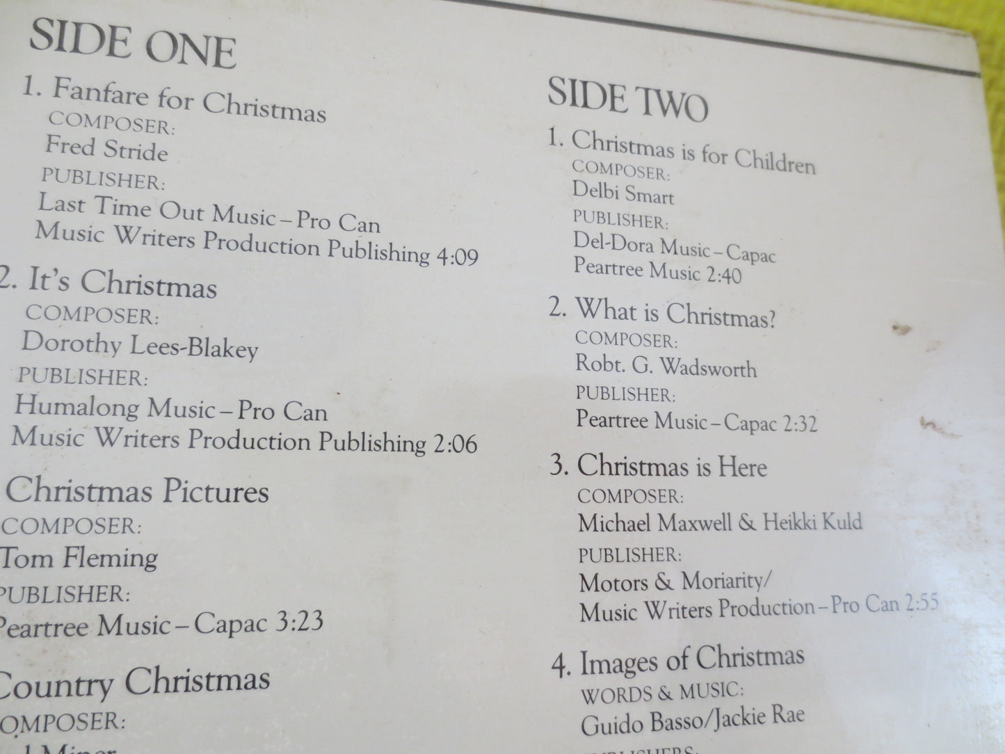 SANTA CLAUS Album, CANADIAN Album, Christmas Songs, Christmas Vinyl, Christmas Lp, Christmas Album, Christmas, Vintage Records, 1981 Records