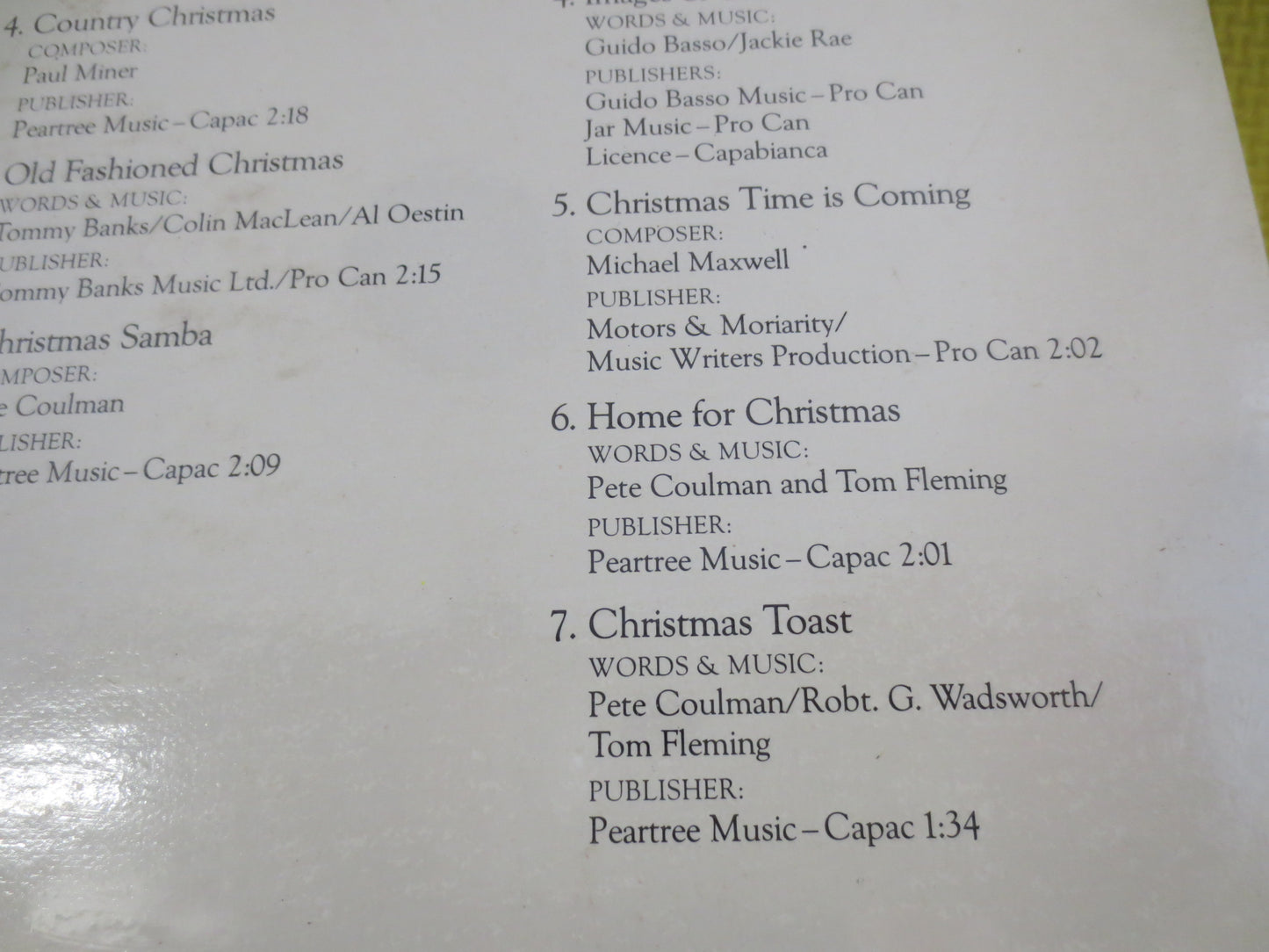 SANTA CLAUS Album, CANADIAN Album, Christmas Songs, Christmas Vinyl, Christmas Lp, Christmas Album, Christmas, Vintage Records, 1981 Records
