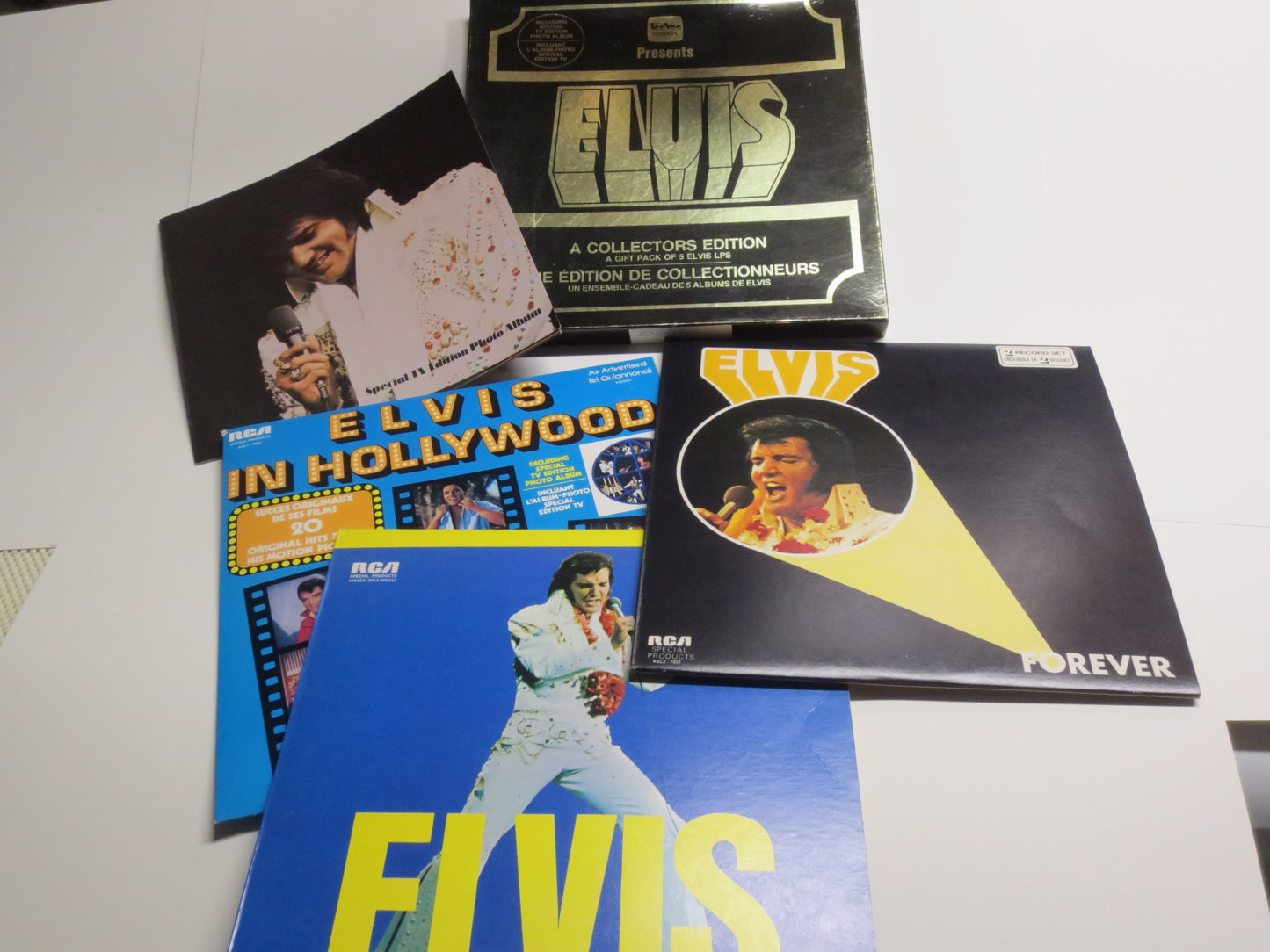 ELVIS PRESLEY, 5 ELVIS Lps, Elvis Presley Lps, Elvis Record, Elvis Vinyl, Elvis Presley Record, Elvis Album, lp, Vintage Record, 1976 Record