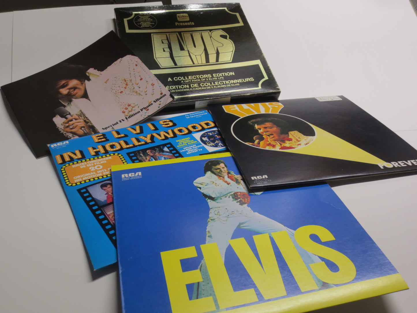 ELVIS PRESLEY, 5 ELVIS Lps, Elvis Presley Lps, Elvis Record, Elvis Vinyl, Elvis Presley Record, Elvis Album, lp, Vintage Record, 1976 Record
