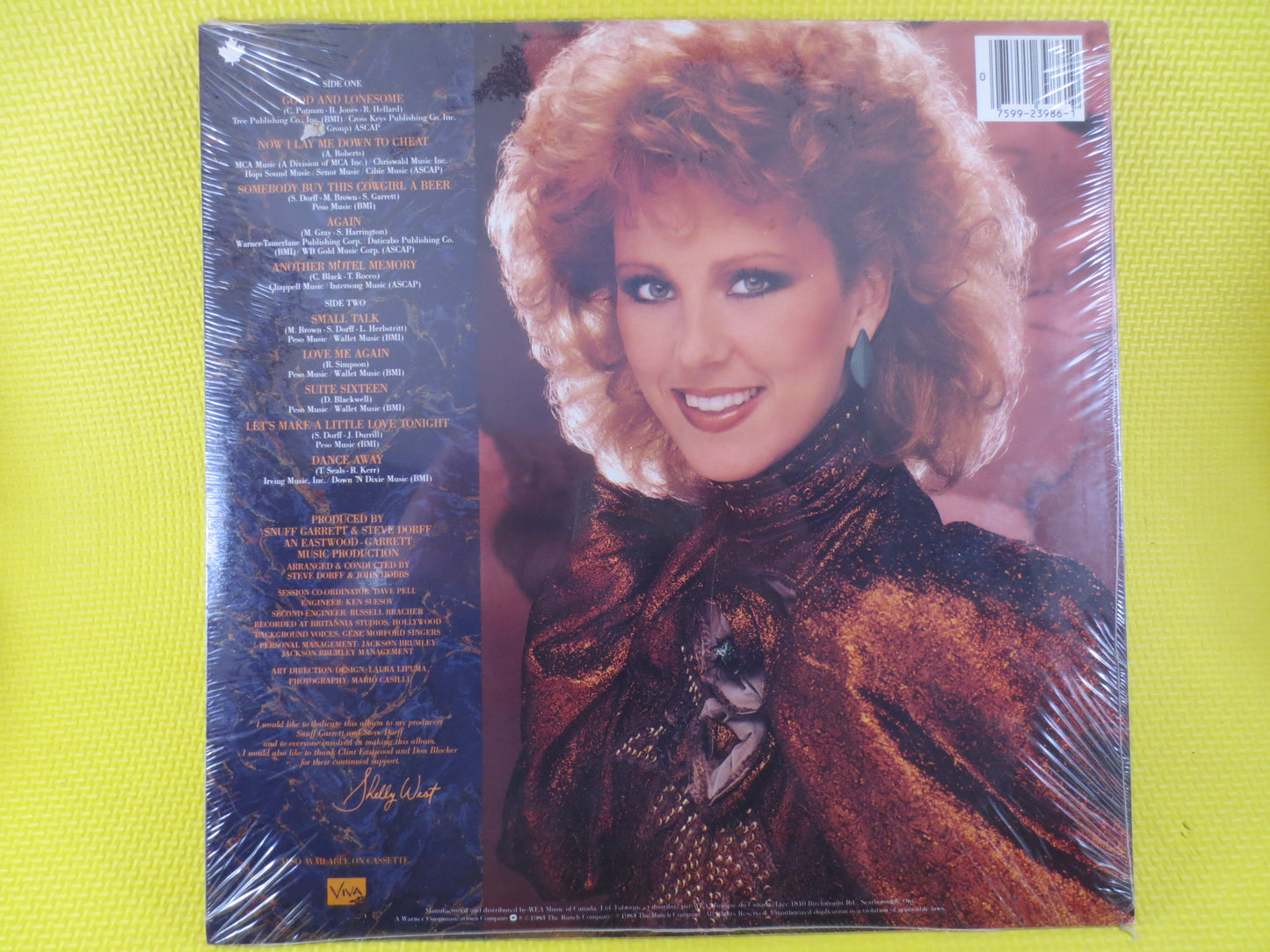 SHELLY WEST, Factory SEALED, Red Hot, Shelly West Record, Shelly West Album, Shelly West Vinyl, Shelly West Lp, Vintage Record, 1982 Records