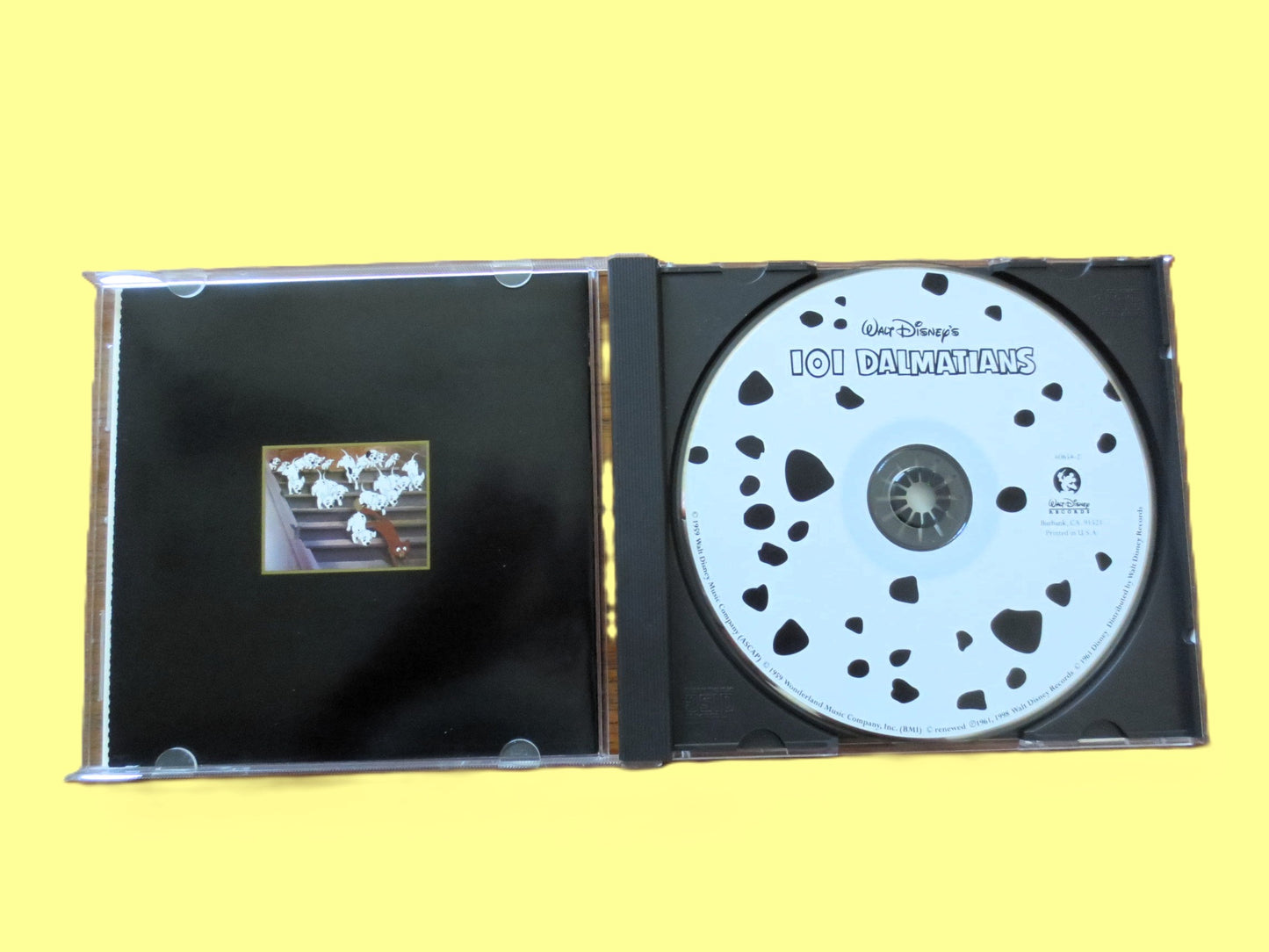 101 DALMATIANS, Walt Disney CD, Compact Disc, Vintage Cd