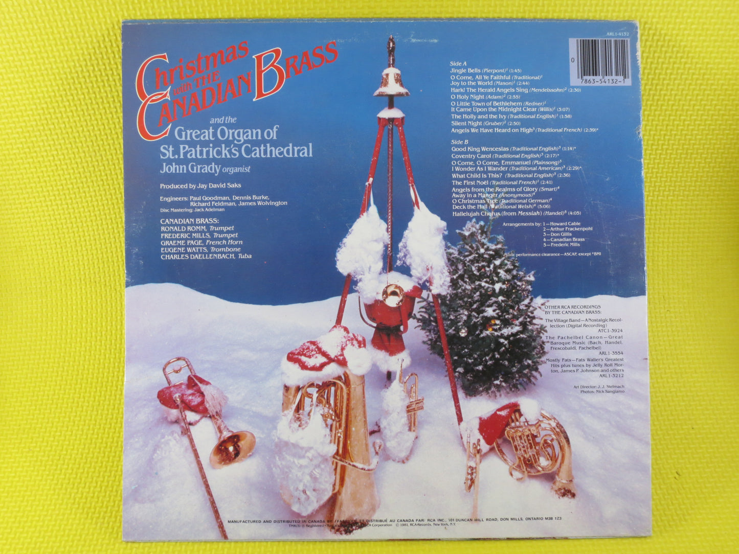CANADIAN BRASS, CHRISTMAS Album, Christmas Songs, Christmas Record, Christmas Vinyl, Christmas Lp, Vinyl Lp, Vintage Records, 1981 Records