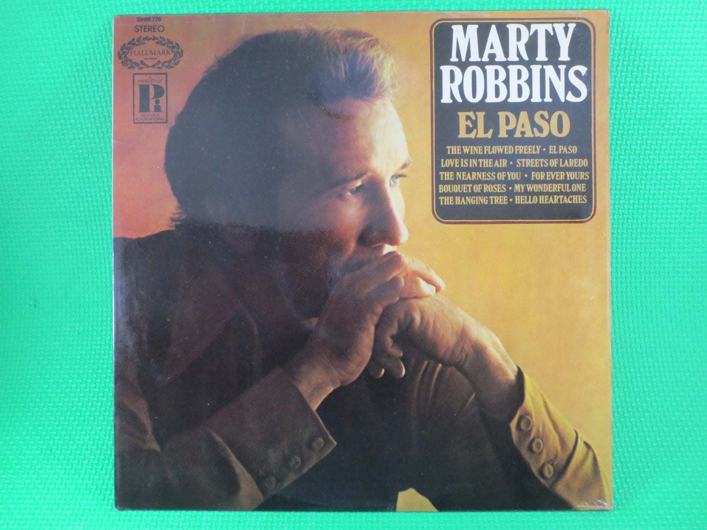 MARTY ROBBINS, EL PASO, Country Records, Vinyl, Marty Robbins Record, Marty Robbins Albums, Vintage Records, 1973 Records