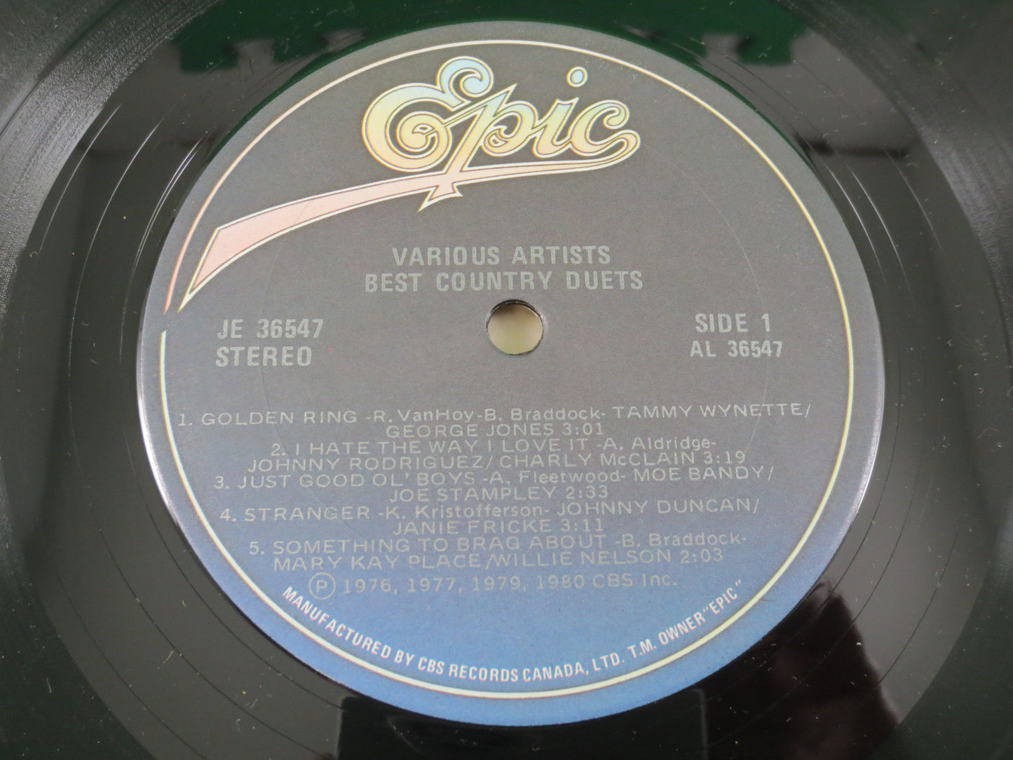 BEST COUNTRY DUETS, Country Hits, Country Records, Willie Nelson Album, George Jones Album, Bobby Bare Album, Vintage Records, 1980 Records