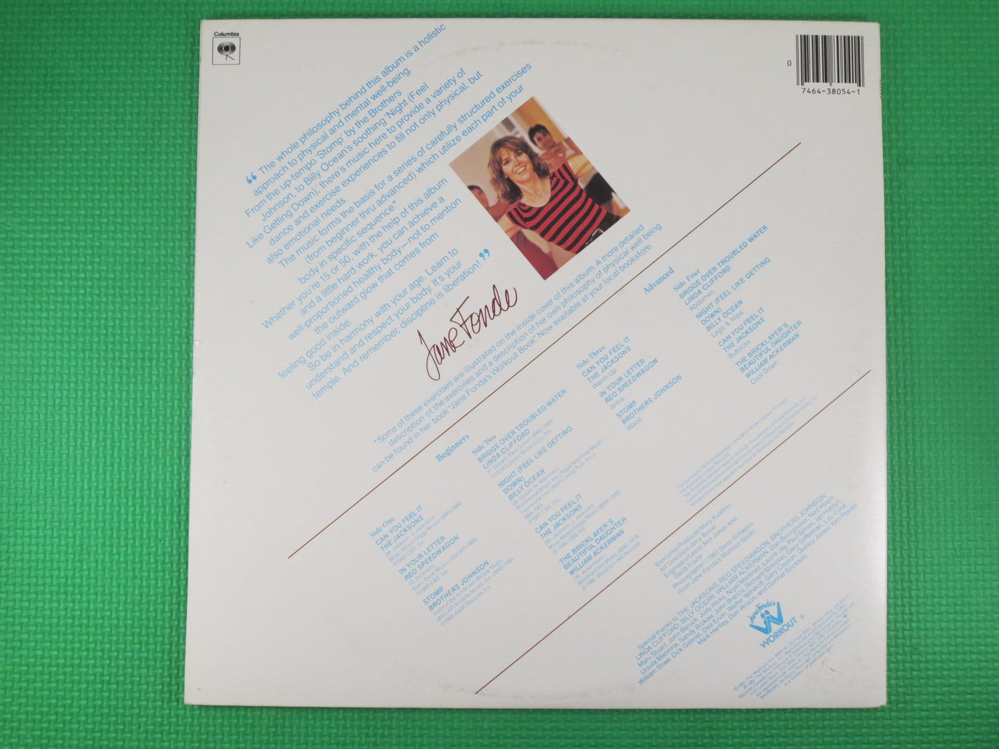 JANE FONDA, WORKOUT Records, Jane Fonda Workout, Jane Fonda Record, Jane Fonda Albums, Jane Fonda lps, Records, Vintage Records, 1982 Record