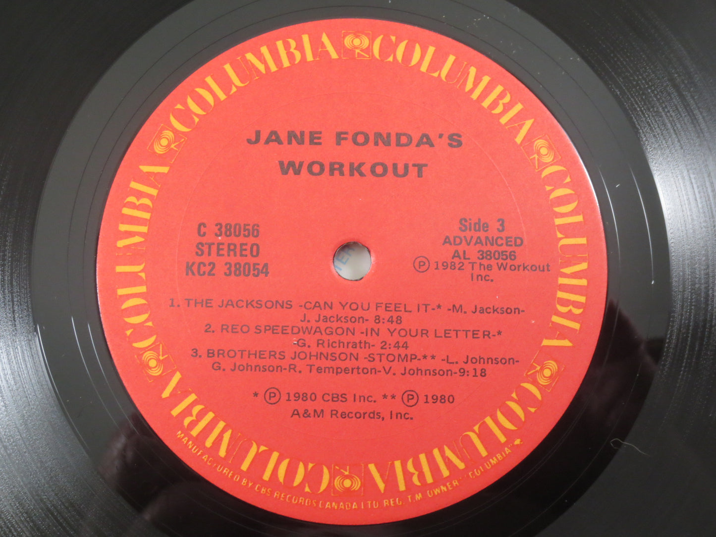 JANE FONDA, WORKOUT Records, Jane Fonda Workout, Jane Fonda Record, Jane Fonda Albums, Jane Fonda lps, Records, Vintage Records, 1982 Record